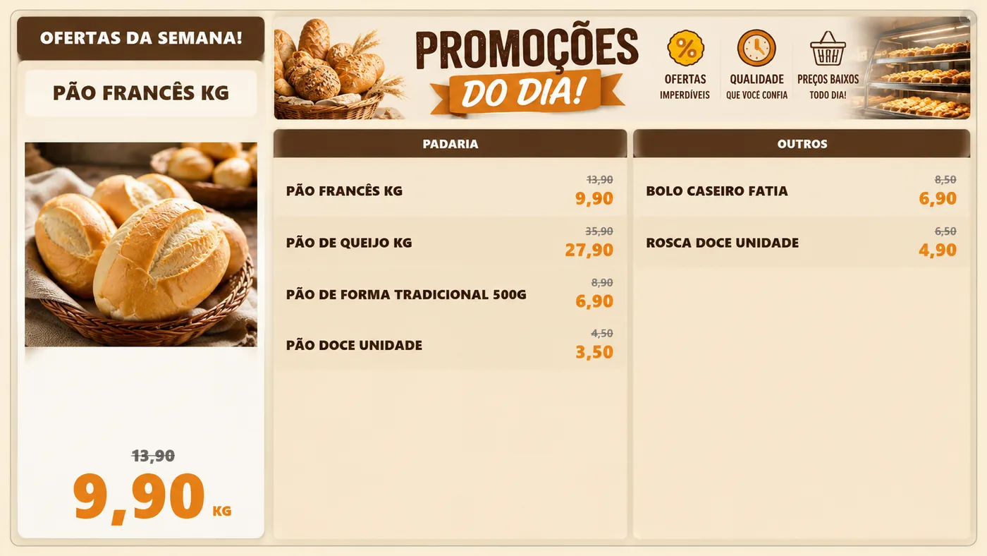 Painel Padaria